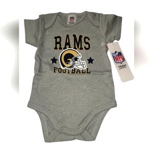 NFL Team Apparel Rams Football Onesie